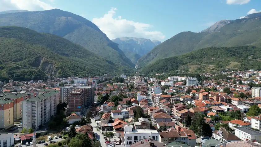Peja is a historic city in western Kosovo with a rich cultural heritage and mountainous landscape.