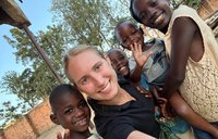 Uganda Volunteer and her dinner party guests