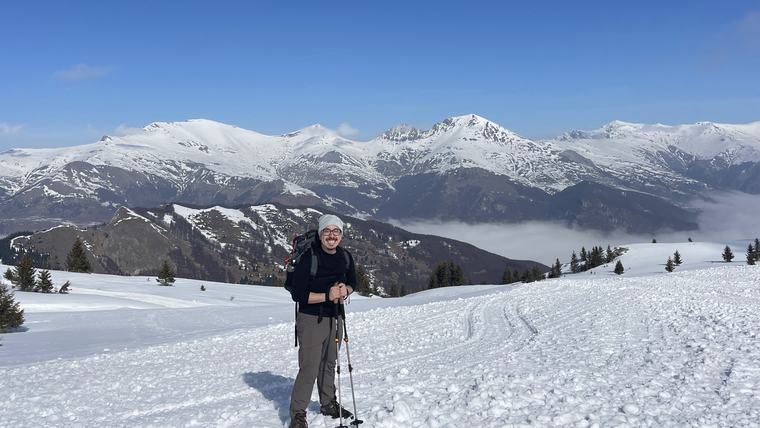 Every Sunday, hiking clubs organize trips to a local mountain, even in winter.