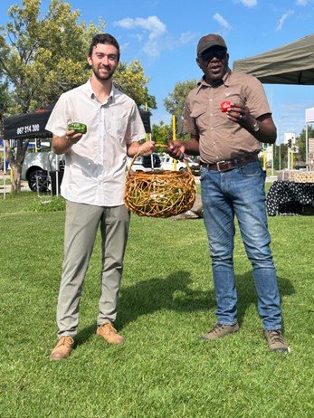 Nick supported the establishment of the first farmers' market, an initiative of the municipality he serves in Namibia.