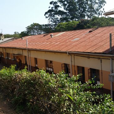 The hospital where Catherine works in Swaziland.