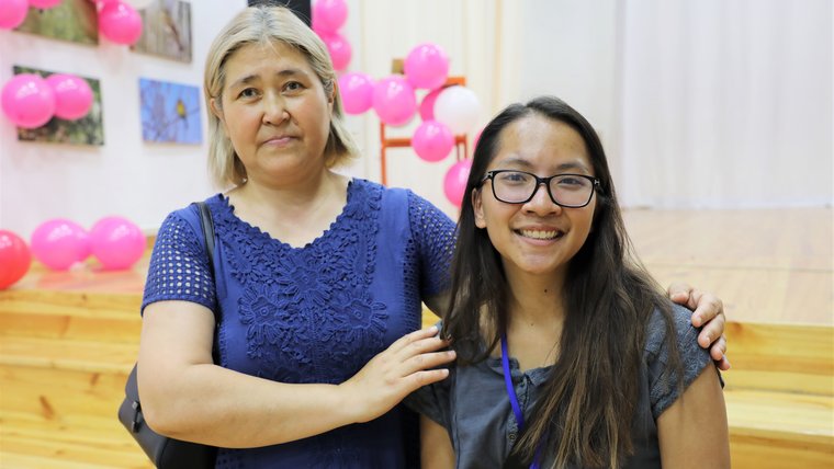 Grace and Host mom