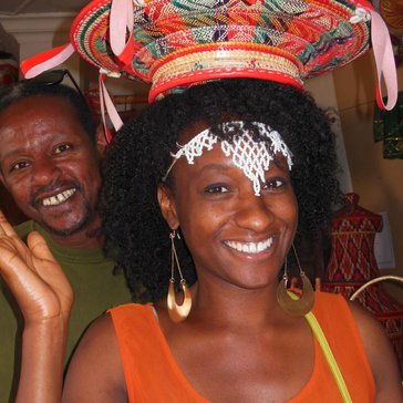 Combating stereotypes about Black Americans in Ethiopia was challenging for Hall.