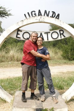Hellen and Harry at equator