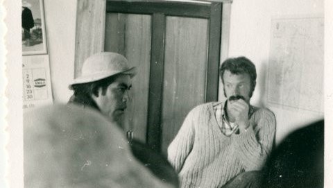Here I am in 1969 listening to a local Kañari leader. He is still active in community leadership. We are still in contact. We