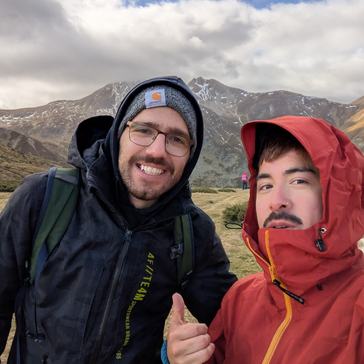 Enrique has met many new people who have become friends while hiking in North Macedonia.