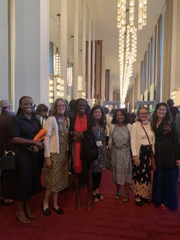 Speakers from the storytelling event at the Kennedy Center.