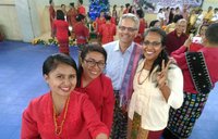 With teaching counterparts
