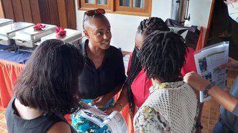 Trainees research their sites during PST