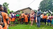 planting trees in Uganda