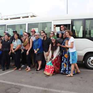 Volunteers arrive in Ghana