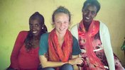 Peace Corps Ethiopia Volunteer Ally Walker with fellow English teachers and friends