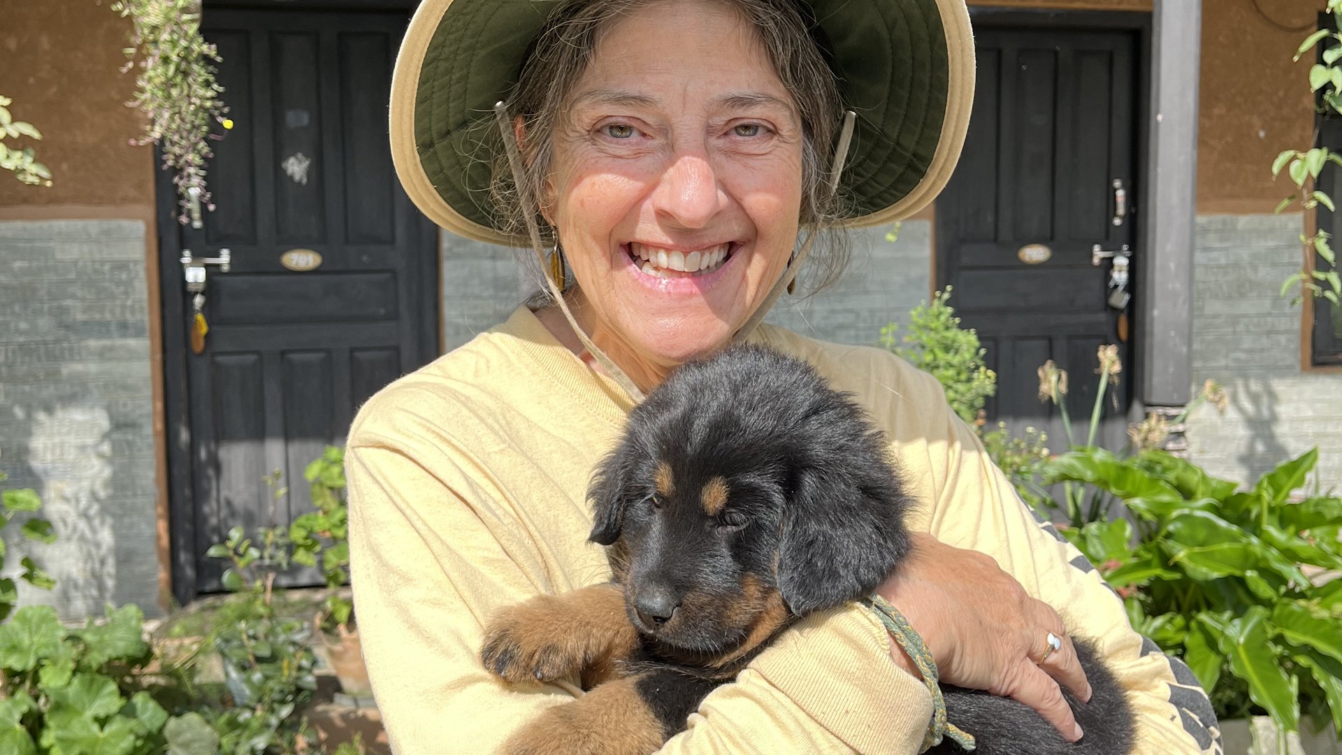 Karen b headshot with dog