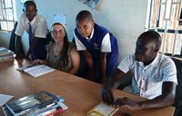 Volunteer Hannah teaches STEM subjects at a secondary school in Kenya.