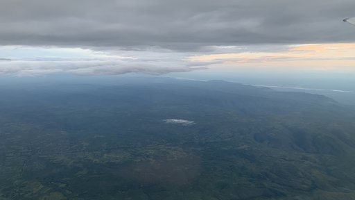 Aerial view over Zambia