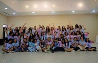 Participants of Camp GLOW in Colombia in 2023.
