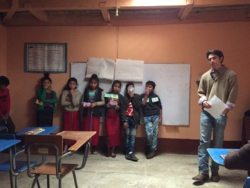 Nicolas N. during the field base training.