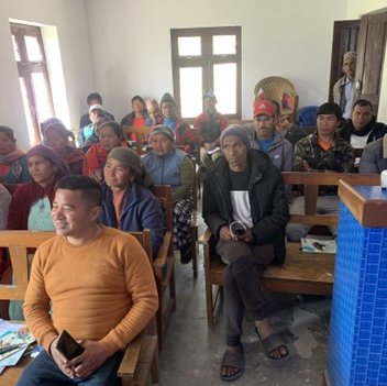 Participants at the Beekeeping Training