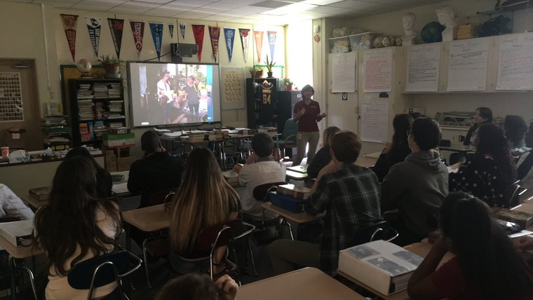 Sharing my Peace Corps experience with military kids abroad