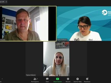 Zoom screenshot of a meeting