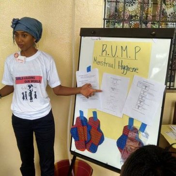 Menstrual hygiene management training