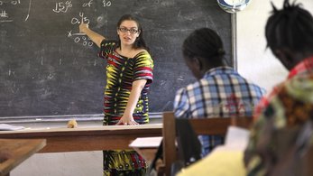 Volunteer Teaching Math