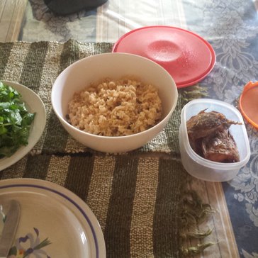 La bandera, Dominican national meal