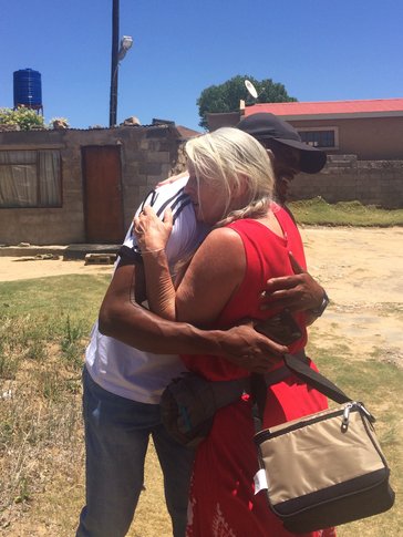 Marie Fitzsimmons reunites with Lebohang, who was 10-years-old the last time they saw each other in Lesotho.