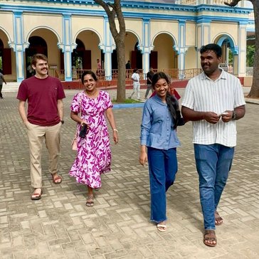 PCV joining host family on a religious pilgrimage