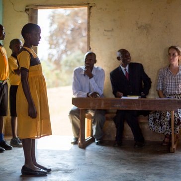 Students at the Literacy Lab