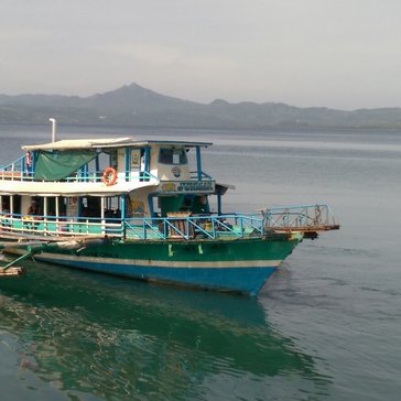 Boat travel is common throughout the Philippines, and is the only means of transportation to and from Morgan’s site.