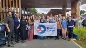 Volunteers arrive in Madagascar