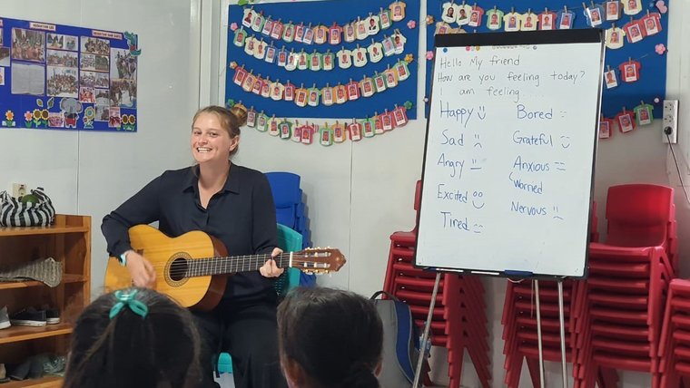 Maggie serves as an education Volunteer in Indonesia