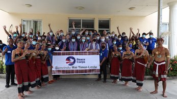 Volunteers arrive in Timor-Leste