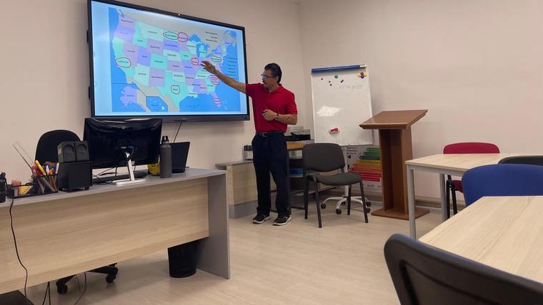 Micah classroom photo