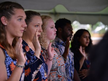 More pcvs taking oath