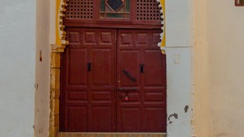 Moroccan House with Traditional Door