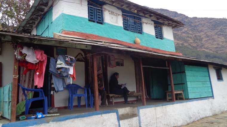 Mud Mortar House in Nepal