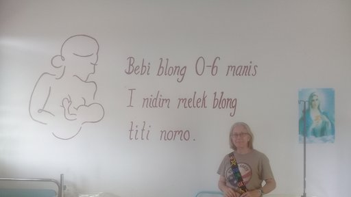 Mural on Lamap Maternity ward