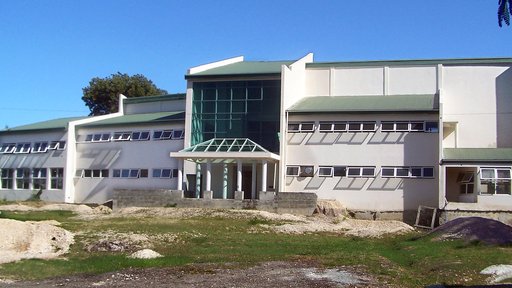 New library building in 2013 just prior to completion and grand opening