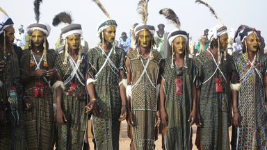 Traditionally dressed men in Niger.