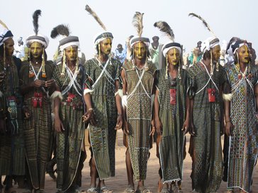 Traditionally dressed men in Niger.