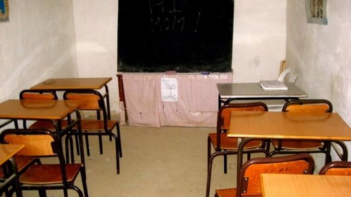 The classroom in Amizmiz where Samir had his first English lessons.