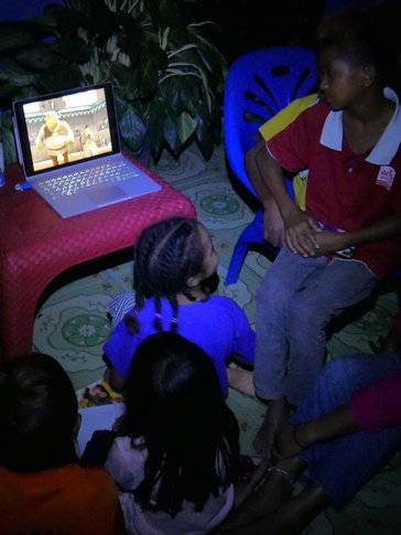 Watching Disney movies in Timor-Leste
