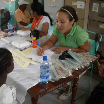 Princess served as a health educator in Guyana.