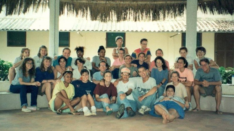 A group of Volunteers in Senegal in the early 1990s