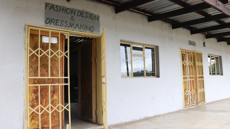 Winnie gives students hands-on skills in entrepreneurship and agriculture at a youth skills center in Eswatini.