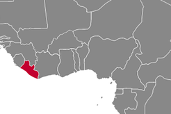 Liberia Country Map