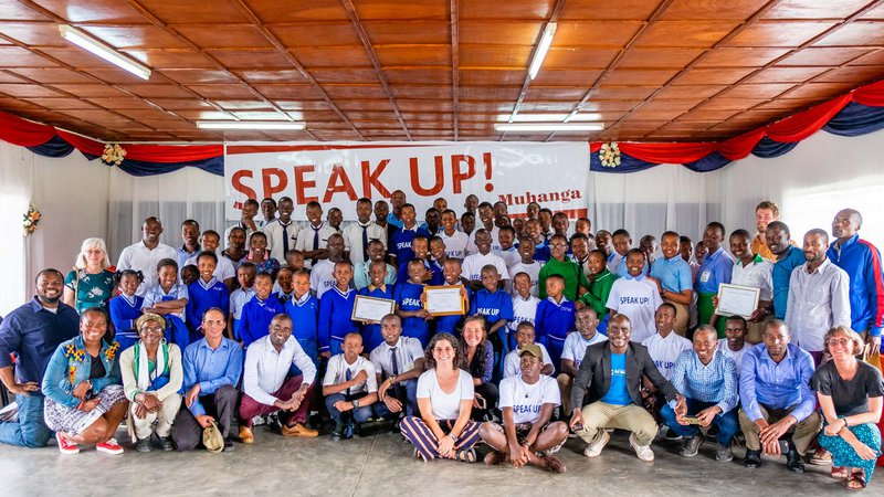 Group photo at Speak Up! 2019