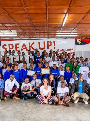 Group photo at Speak Up! 2019